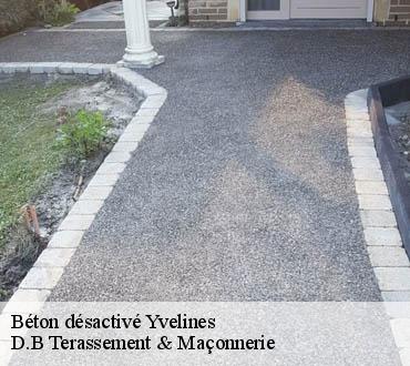 Béton désactivé 78 Yvelines  D.B Terassement & Maçonnerie