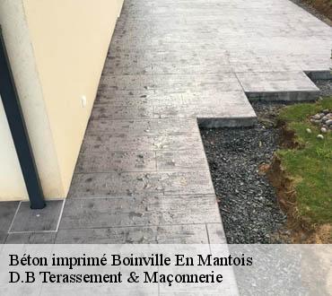 Béton imprimé  boinville-en-mantois-78930 D.B Terassement & Maçonnerie