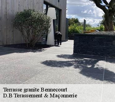 Terrasse granite  bennecourt-78270 D.B Terassement & Maçonnerie