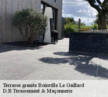 Terrasse granite  boinville-le-gaillard-78660 D.B Terassement & Maçonnerie