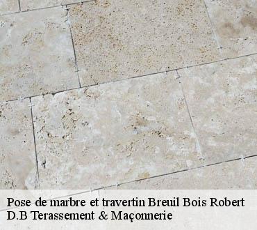 Pose de marbre et travertin  breuil-bois-robert-78930 D.B Terassement & Maçonnerie