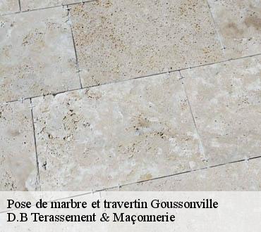 Pose de marbre et travertin  goussonville-78930 D.B Terassement & Maçonnerie