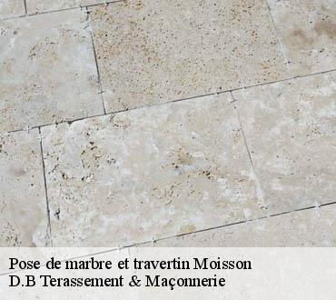 Pose de marbre et travertin  moisson-78840 D.B Terassement & Maçonnerie