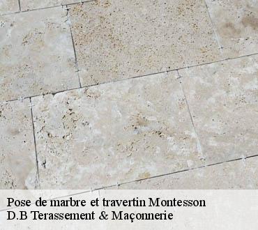 Pose de marbre et travertin  montesson-78360 D.B Terassement & Maçonnerie