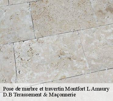 Pose de marbre et travertin  montfort-l-amaury-78490 D.B Terassement & Maçonnerie