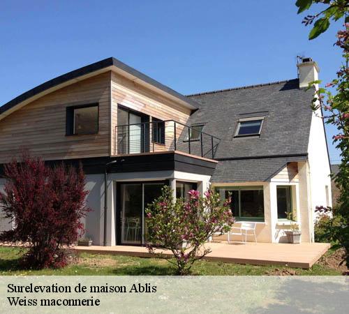 Surelevation de maison  ablis-78660 Weiss maconnerie