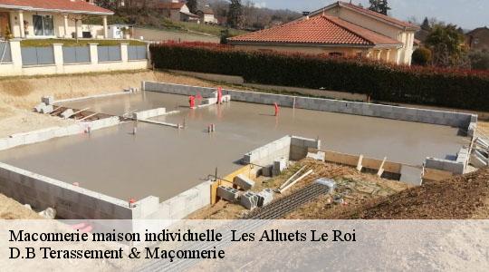 Maconnerie maison individuelle   les-alluets-le-roi-78580 D.B Terassement & Maçonnerie