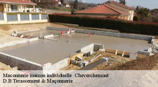 Maconnerie maison individuelle   cheverchemont-78510 D.B Terassement & Maçonnerie